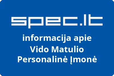 Vido Matulio Personalinė Įmonė