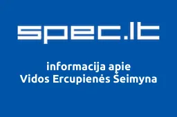 Vidos Ercupienės Šeimyna | spec.lt