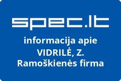 VIDRILĖ, Z. Ramoškienės firma