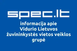 Vidurio Lietuvos žuvininkystės vietos veiklos grupė iliustracija