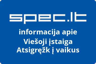 Atsigręžk į vaikus, VŠĮ