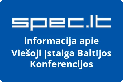 Baltijos konferencijos, VŠĮ