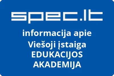 EDUKACIJOS AKADEMIJA, VŠĮ