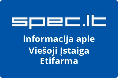 Viešoji Įstaiga Etifarma