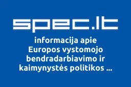 Europos vystomojo bendradarbiavimo ir kaimynystės politikos centras, VŠĮ | spec.lt