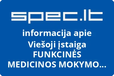 FUNKCINĖS MEDICINOS MOKYMO IR GYDYMO CENTRAS, VŠĮ