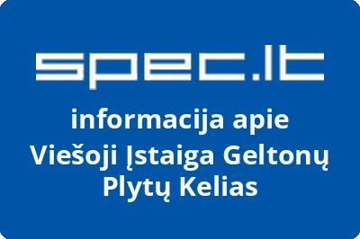 GELTONŲ PLYTŲ KELIAS, VŠĮ