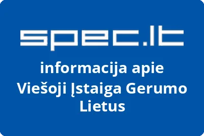 Gerumo lietus, VŠĮ