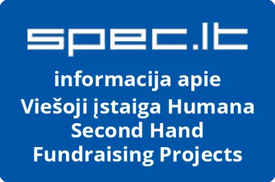 Humana Second Hand Fundraising Projects, VŠĮ