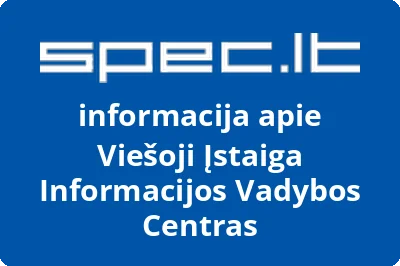 Informacijos vadybos centras, VŠĮ