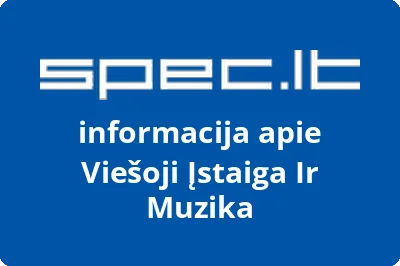 VIEŠOJI ĮSTAIGA IR muzika