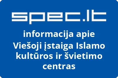 Islamo kultūros ir švietimo centras, VŠĮ