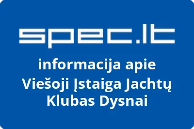 Jachtų klubas Dysnai, VŠĮ