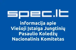 Viešoji Įstaiga Jungtinių Pasaulio Koledžų Nacionalinis Komitetas | spec.lt
