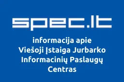 Viešoji Įstaiga Jurbarko Informacinių Paslaugų Centras