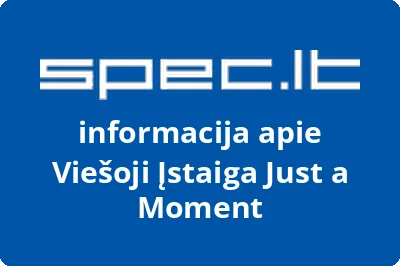 Just a moment, VŠĮ