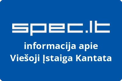 Kantata, VŠĮ