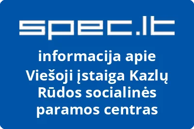 Kazlų Rūdos socialinės paramos centras, VŠĮ