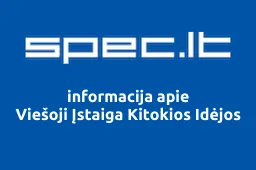 Viešoji Įstaiga Kitokios Idėjos | spec.lt