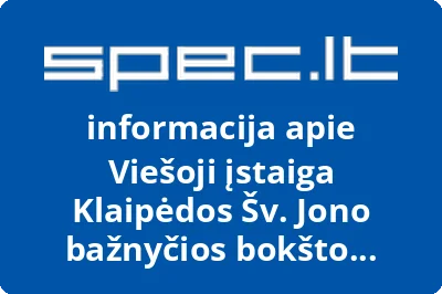 Klaipėdos Šv. Jono bažnyčios bokšto atkūrimas, VŠĮ | spec.lt