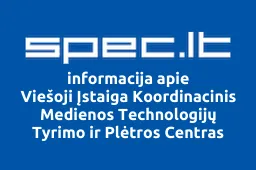 Viešoji Įstaiga Koordinacinis Medienos Technologijų Tyrimo ir Plėtros Centras | spec.lt
