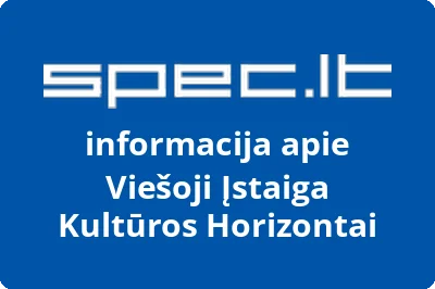Viešoji Įstaiga Kultūros Horizontai