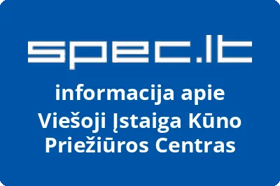 Viešoji Įstaiga Kūno Priežiūros Centras