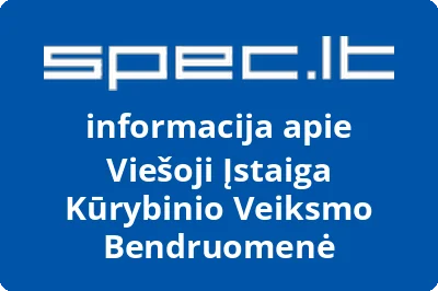 Viešoji Įstaiga Kūrybinio Veiksmo Bendruomenė