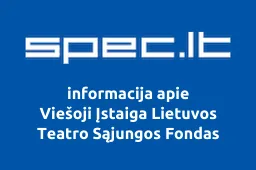 Viešoji Įstaiga Lietuvos Teatro Sąjungos Fondas