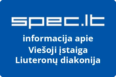 Liuteronų diakonija, VŠĮ