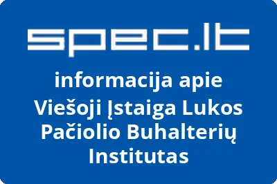 Viešoji Įstaiga Lukos Pačiolio Buhalterių Institutas