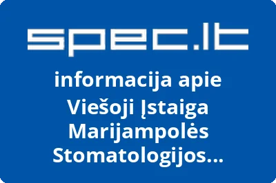 Marijampolės stomatologijos paslaugos, VŠĮ