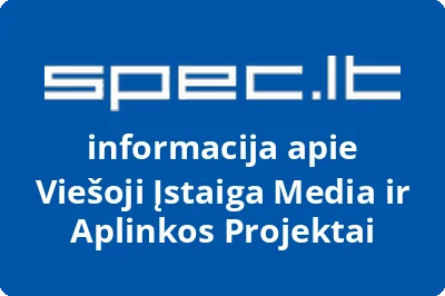 Media ir aplinkos projektai, VŠĮ