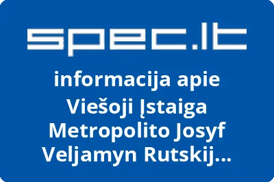 Viešoji Įstaiga Metropolito Josyf Veljamyn Rutskij Bazilijonų Fondas