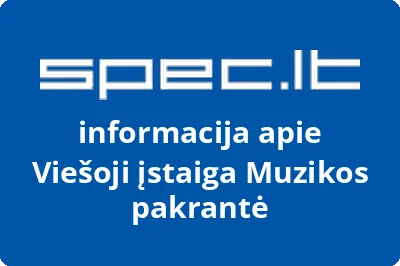 Muzikos pakrantė, VŠĮ | spec.lt