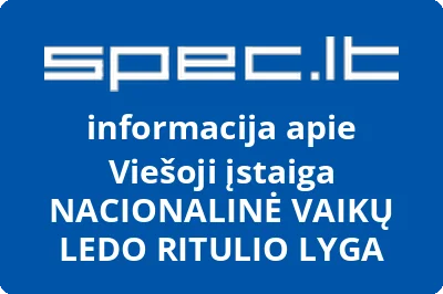 NACIONALINĖ VAIKŲ LEDO RITULIO LYGA, VŠĮ