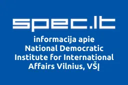 National Democratic Institute for International Affairs Vilnius, VŠĮ iliustracija