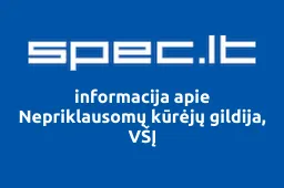 Nepriklausomų kūrėjų gildija, VŠĮ | spec.lt