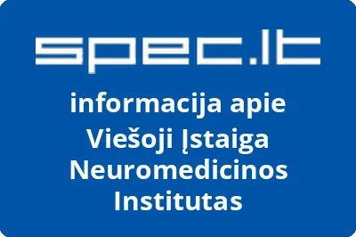 Neuromedicinos institutas, VŠĮ
