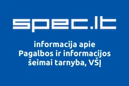 Pagalbos ir informacijos šeimai tarnyba, VŠĮ | spec.lt