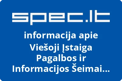Pagalbos ir informacijos šeimai tarnyba, VŠĮ