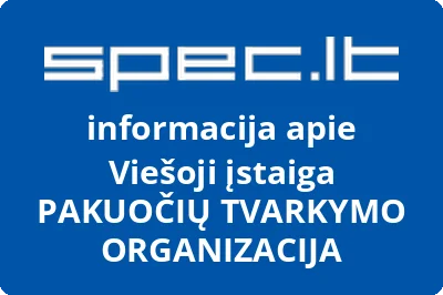 PAKUOČIŲ TVARKYMO ORGANIZACIJA, VŠĮ