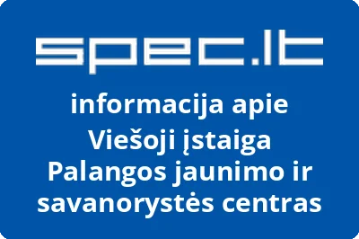 Palangos jaunimo ir savanorystės centras | spec.lt