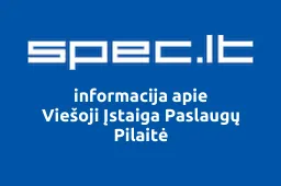 Viešoji Įstaiga Paslaugų Pilaitė | spec.lt