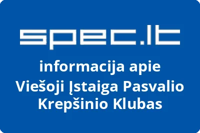 Viešoji Įstaiga Pasvalio Krepšinio Klubas
