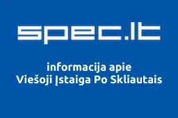 Viešoji Įstaiga Po Skliautais | spec.lt