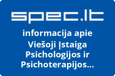 psichologijos ir psichoterapijos paslaugų centras Kitas aš, VŠĮ