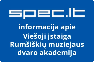 Rumšiškių muziejaus dvaro akademija, VŠĮ