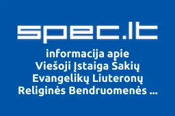 Viešoji Įstaiga Šakių Evangelikų Liuteronų Religinės Bendruomenės Diakonija Šakių Sandora iliustracija