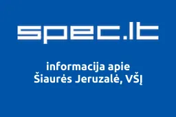 Šiaurės Jeruzalė, VŠĮ | spec.lt
